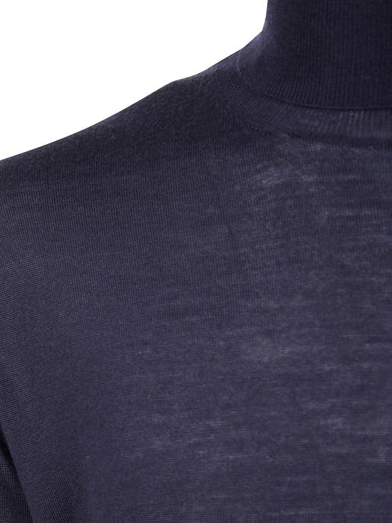 25FW 필리포 드 로렌티스 터틀넥 DV1ML RM16R 097 890 NAVY - FILIPPO DE LAURENTIIS