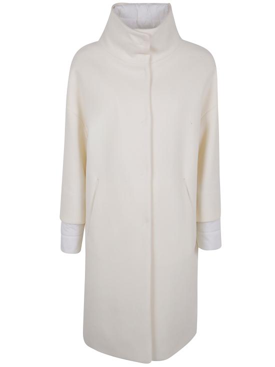 25FW 에르노 하이넥 퀼티드 롱 자켓 GC000520D 33344 1000 WHITE