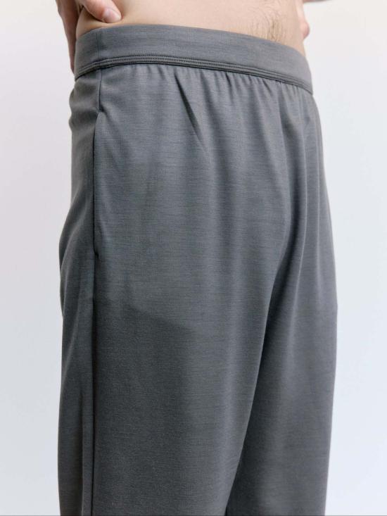  리에르 트레이닝/조거 팬츠 카모시오 인터록 울 폴라 조깅 팬츠 - RIER