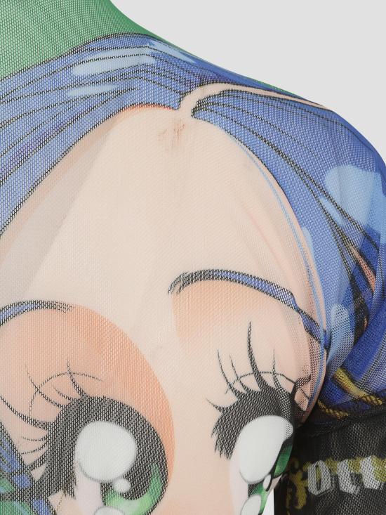 25FW 오토링거 반팔 티셔츠 10110050102 PRIBLU PRINT BLUE - OTTOLINGER