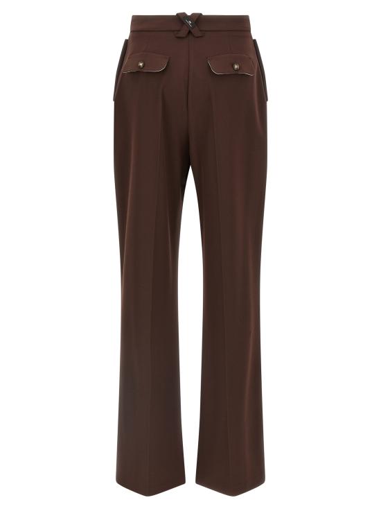 25FW 엘리자베타프랜치 스트레이트 팬츠 PA11858E2EA3 Brown - ELISABETTA FRANCHI