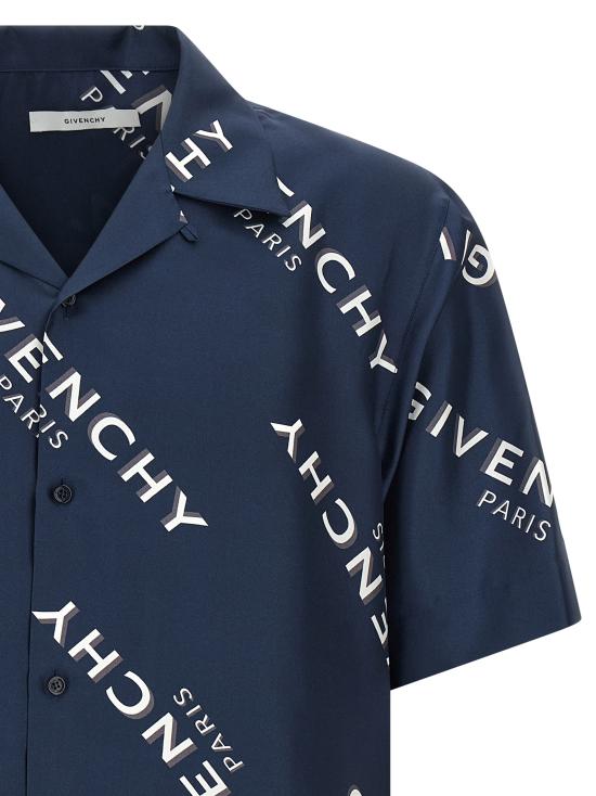 25FW 지방시 긴팔 셔츠 BM616J1673410 Blue - GIVENCHY