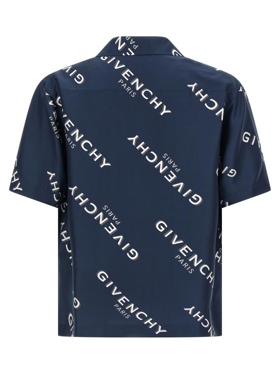 25FW 지방시 긴팔 셔츠 BM616J1673410 Blue - GIVENCHY