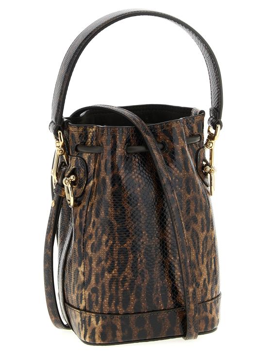 25FW 펜디 몬트레조 FF 자카드 미니 백 8BS109AV54F1N1S Brown - FENDI