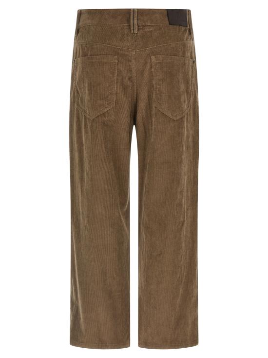 25FW 브루넬로 쿠치넬리 스트레이트 팬츠 MB178P9091C4697 Beige - BRUNELLO CUCINELLI