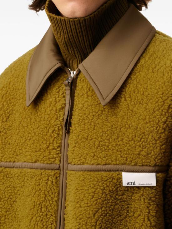 25FW 아미 봄버 자켓 HJK856PL0040 374 Beige - AMI