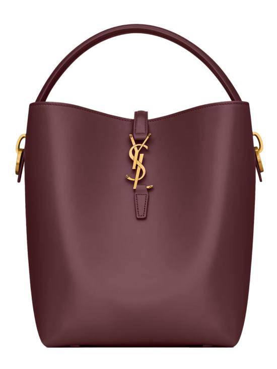 26SS 생로랑 르 37 샤이니 레더백 742828 2R20W6569 BORDEAUX