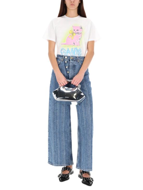 25FW 가니 탑 T4339 151 WHITE - GANNI