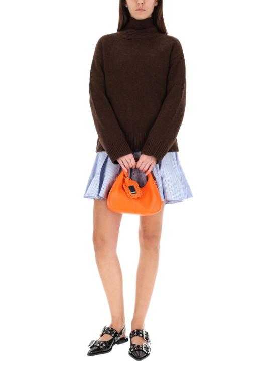 25FW 가니 터틀넥 K2611 869 BROWN - GANNI