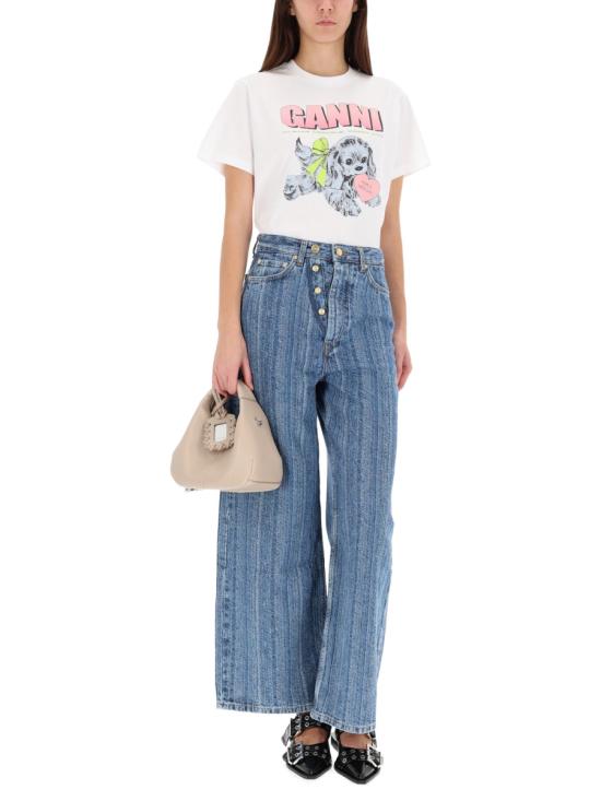 25FW 가니 탑 T4334 151 WHITE - GANNI