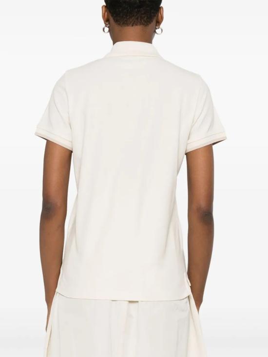 25FW 몽클레어 폴로 티셔츠 K20938A00004 84720 034 BIANCO - MONCLER