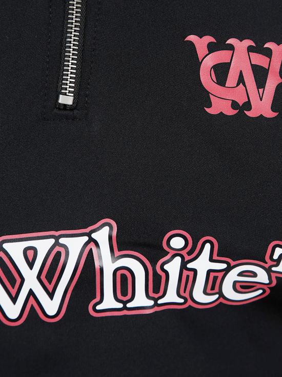 25FW 오프화이트 민소매 티셔츠 OWAD27AF25JE R001 1001 BLACK WHITE - OFF WHITE