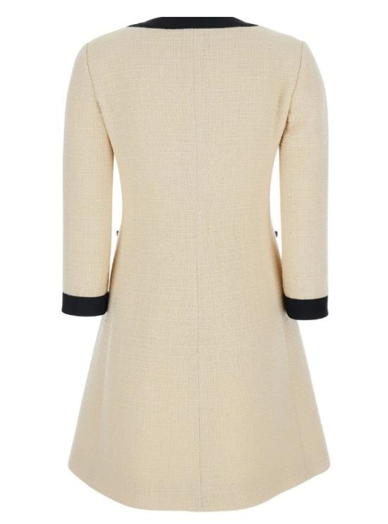 25FW 발렌티노 가라바니 미디 원피스 7B0VAH25 90YDNG Almond nero - VALENTINO GARAVANI