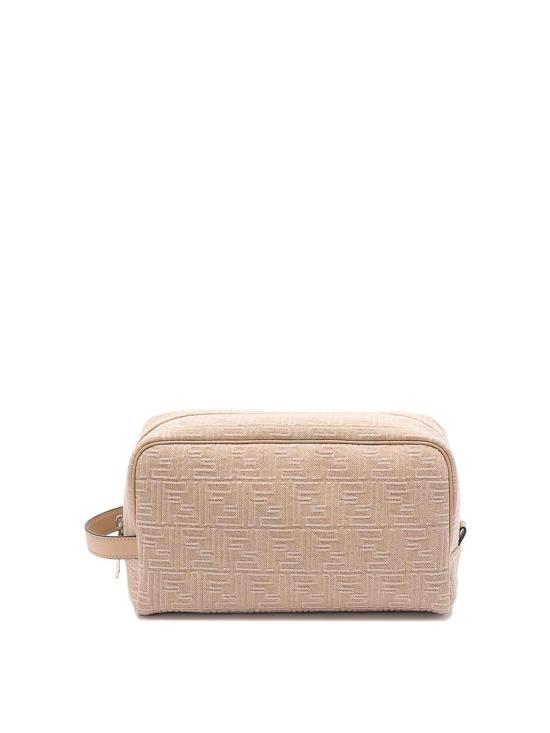  펜디 FF 자카드 토일레트리 케이스 파우치 7N0141AUGOF19VE Beige