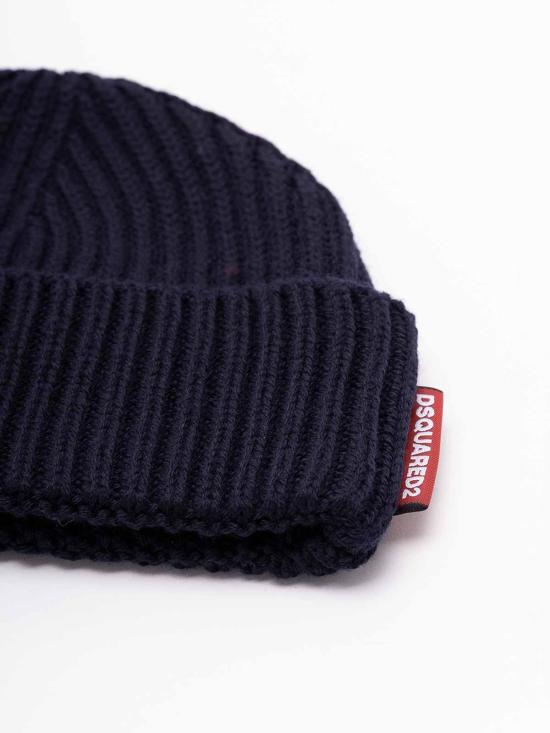 25FW 디스퀘어드2 비니 GBM000301W000013073 Dark Blue - DSQUARED2