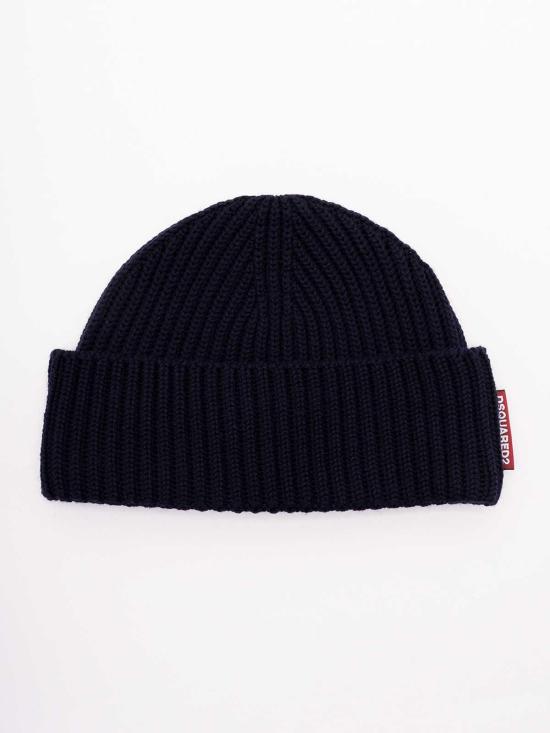 25FW 디스퀘어드2 비니 GBM000301W000013073 Dark Blue - DSQUARED2