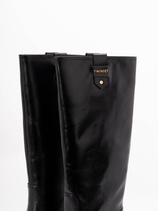 25FW 트윈셋 부츠 252TCP08000006 Black - TWINSET