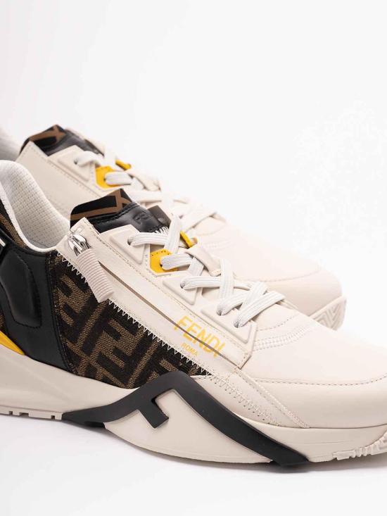 25FW 펜디 플로우 레터링 FF 패널 인서트 7E1392AJZHF1HGR White - FENDI