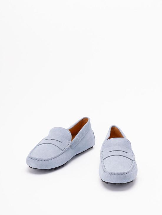 25FW 토즈 고미노 스웨이드 드라이빙 슈즈 XXW22L00010RE0U227 Blue - TODS