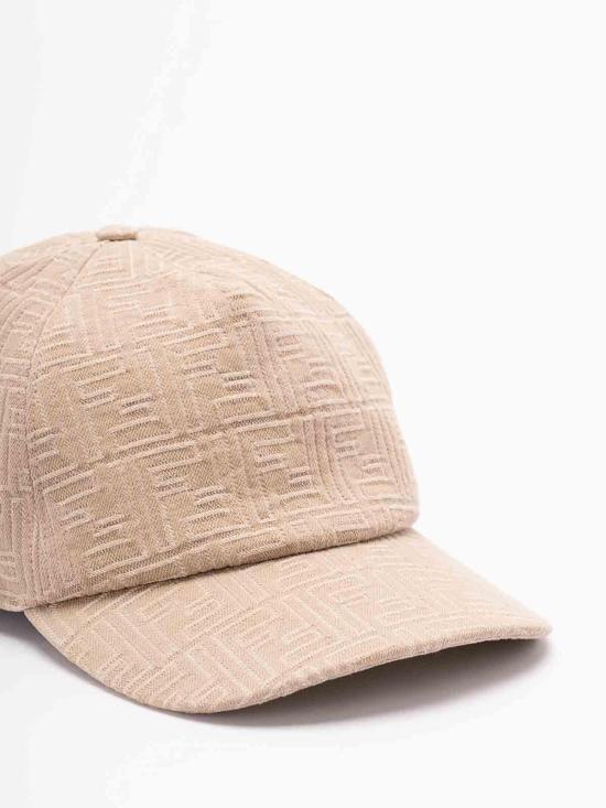 25FW 펜디 FF 베이스볼 캡 FXQ768AV93F0QD7 Light Beige - FENDI