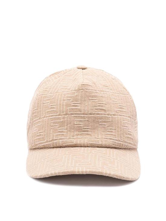 25FW 펜디 FF 베이스볼 캡 FXQ768AV93F0QD7 Light Beige