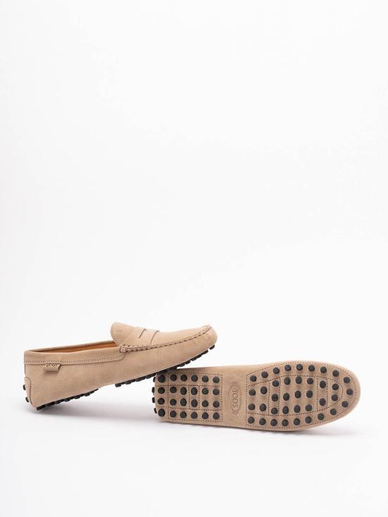 27SS 토즈 고미노 스웨이드 드라이빙 슈즈 XXW22L00010RE0S812 Light Brown - TODS