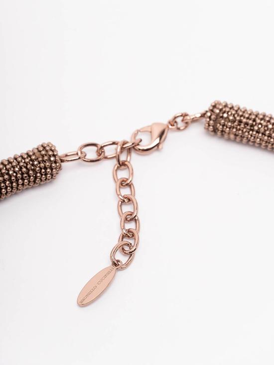 25FW 브루넬로 쿠치넬리 목걸이/팬던트 MCOW9G115C170 Brown - BRUNELLO CUCINELLI