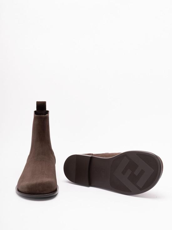  펜디 부츠 7U1787AUJOF1TOX Dark Brown - FENDI