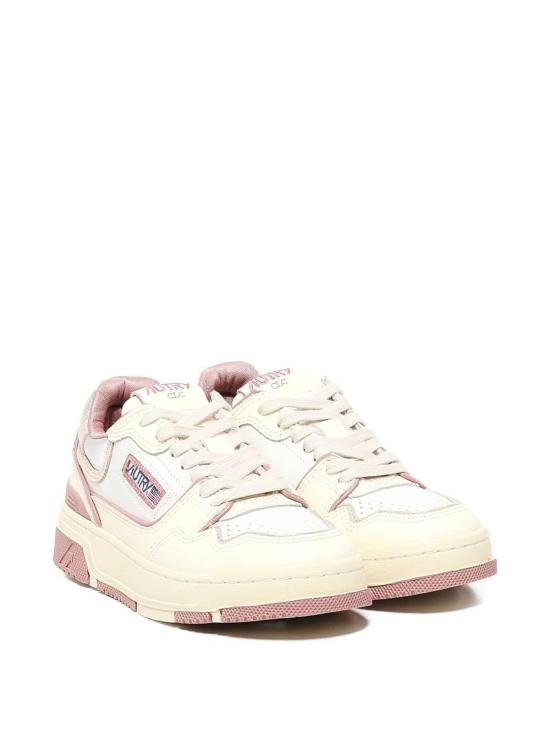 25FW 오트리 CLC 로우탑 레더 스니커즈 ROLWTE01 White - AUTRY
