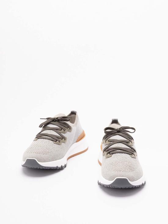  브루넬로 쿠치넬리 스니커즈 MZUKISO250CEE90 Grey - BRUNELLO CUCINELLI