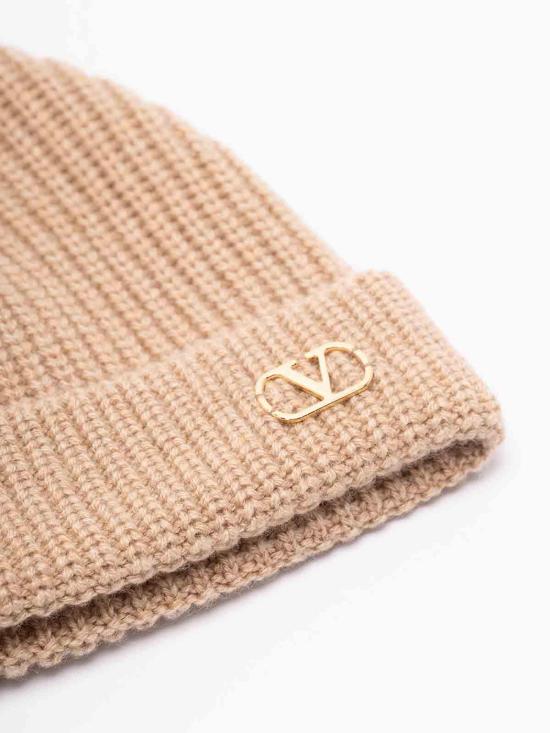  발렌티노 가라바니 비니 7Y2HB02GATZLC0 Camel - VALENTINO GARAVANI