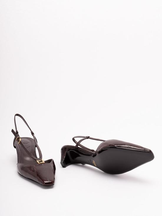 25FW 펜디 힐/펌프스 8J8580AOSHF0BBK Brown - FENDI