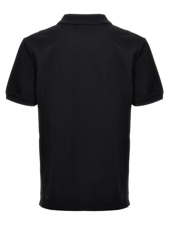 26SS 메종키츠네 폭스 헤드 레귤러 폴로 티셔츠 PM00209KP0002P199 Black - MAISON KITSUNE