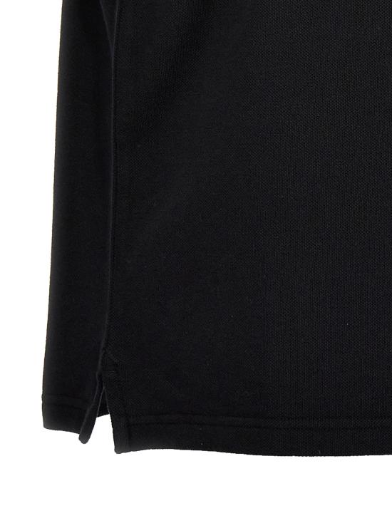 26SS 메종키츠네 폭스 헤드 레귤러 폴로 티셔츠 PM00209KP0002P199 Black - MAISON KITSUNE