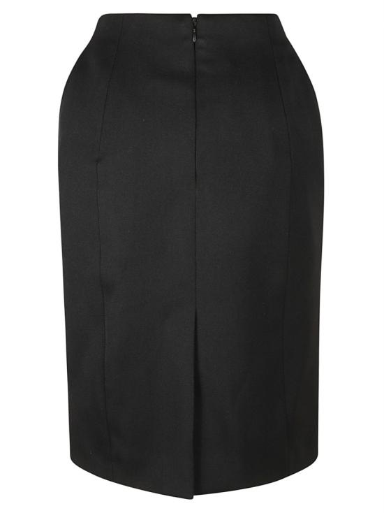  발렌시아가 미디 스커트 814083WTPT241000 Black - BALENCIAGA