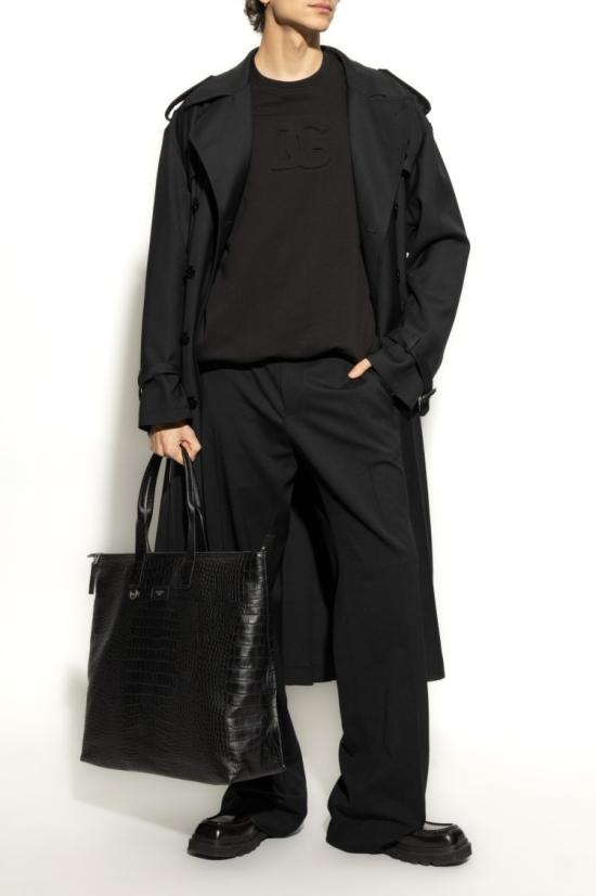  돌체앤가바나 긴팔 티셔츠 G9BIQZ G7O2S N0000 Black - DOLCE & GABBANA