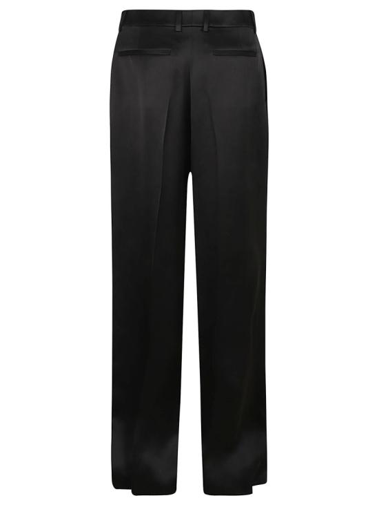  생로랑 새틴 팬츠 새틴 팬츠 736713Y013G1000 Black - SAINT LAURENT