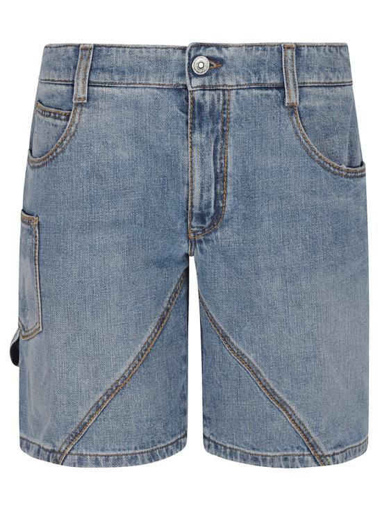 25SS 에르마노 설비노 데님 숏팬츠 D467P708GKW94037 Blue