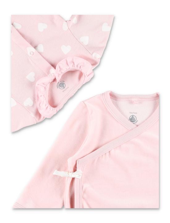 25FW [키즈] 쁘띠바또 캐주얼 세트 A0EKX 01 Rosa - PETIT BATEAU