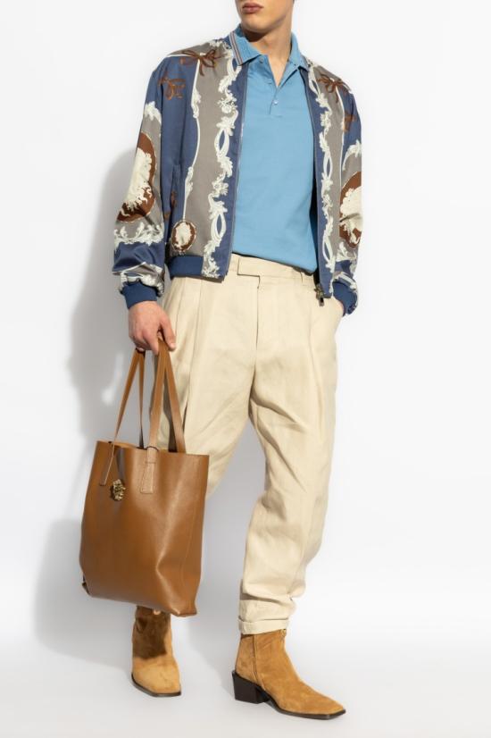 25SS 베르사체 폴로 티셔츠 1013910 1A09860 1VE90 Blue - VERSACE