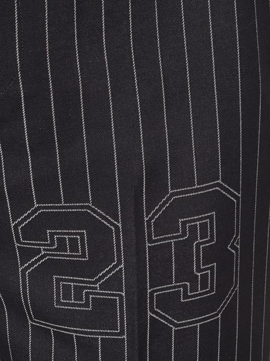  오프화이트 스트레이트 팬츠 OMCO033S24FAB0024747 Black - OFF WHITE