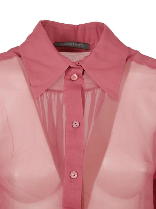  알베르타 페레티 블라우스 V021901140189 Pink - ALBERTA FERRETTI