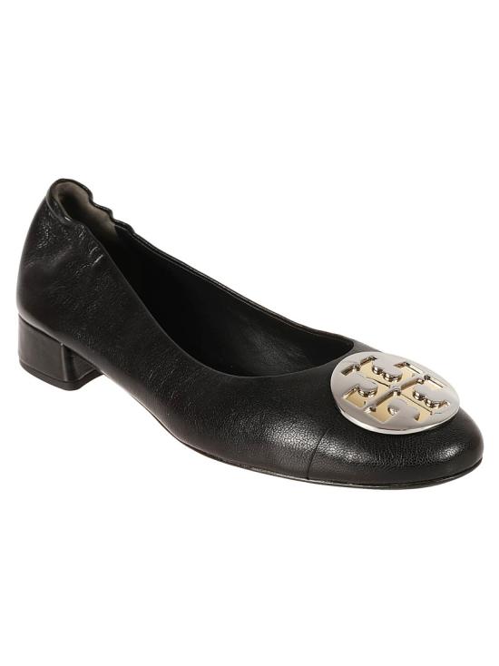  토리버치 캡 토 발레 플랫 155492 006 Black - TORY BURCH