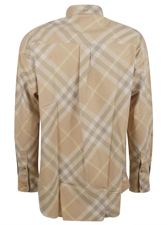  버버리 체크 긴팔 셔츠 8082194 B8686 Neutrals - BURBERRY