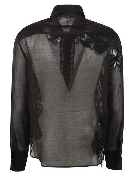 25SS 에르마노 설비노 블라우스 D462K744JGE95708 Black - ERMANNO SCERVINO