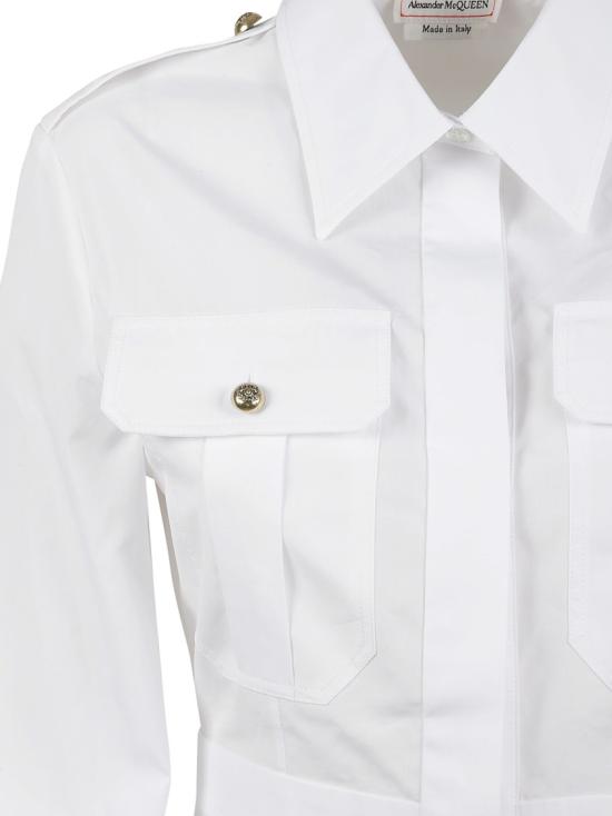  알렉산더 맥퀸 셔츠 757216QAAAD9000 White - ALEXANDER MCQUEEN