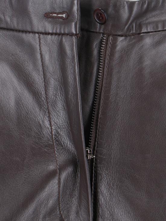 25FW NOVELLE 스트레이트 팬츠 JOLIE NAPPA CHOCOLAT Brown - OTHER BRANDS