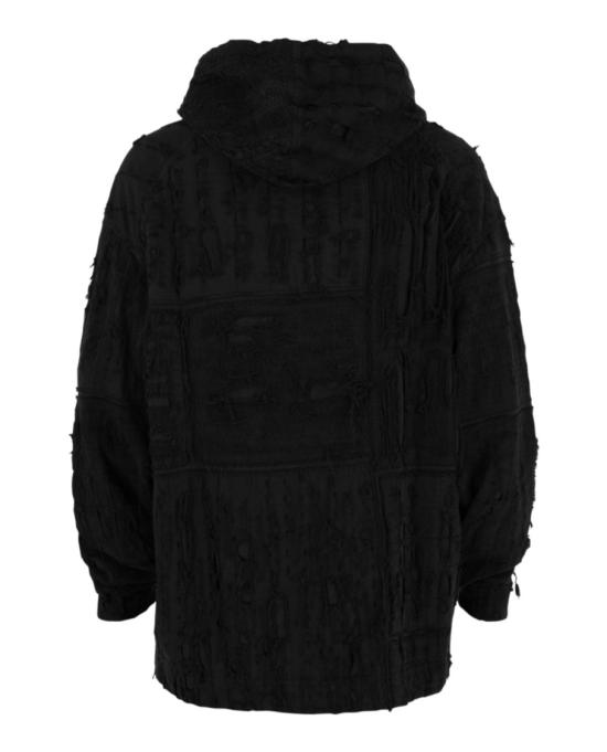  지방시 후드 티셔츠 BMJ0F7 3Y6W 001 00002 XS Black - GIVENCHY