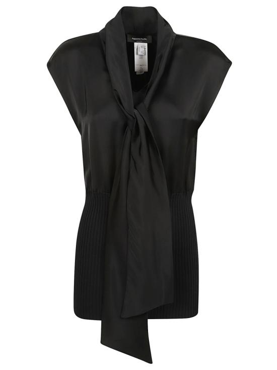  파비아나 필리피 민소매 티셔츠 TPD264F218I912825 Black