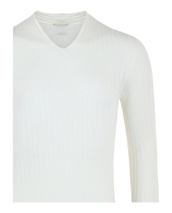  살바토레 페라가모 스웨터 122208 766507 10002 L White - SALVATORE FERRAGAMO